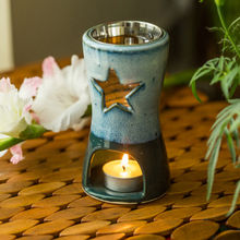 ExclusiveLane Ceramic Breezy Star Aroma Diffuser (Studio Pottery) (Set of 2)