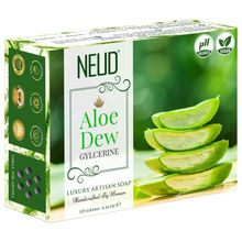 Neud Aloe Dew Glycerine Luxury Artisan Handmade Soaps for Skin Hydration & Softens