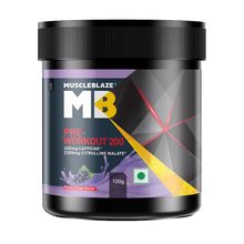 MuscleBlaze Pre Workout 200, 200mg Caffeine, 2200mg Citrulline - Furious Grape
