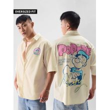 The Souled Store Official Popeye Ahoy! Oversized Shirt
