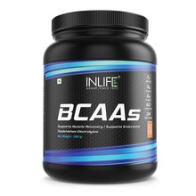 INLIFE BCAA Branched Chain Amino Acids 7grams Supplement - Orange Flavour