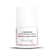 Carmesi Natural Deodorant Roll-on For Women - Floral Sunset