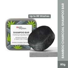 Earth Rhythm Shampoo Bar with Bamboo Charcoal & Apple Cider Vinegar (Tin)