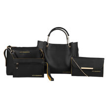 Bagsy Malone Black Women Tote Combo Set Of 4