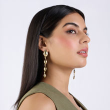 Pipa Bella by Nykaa Fashion Gold Long Drop Earrings