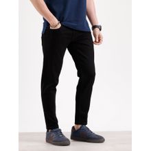 WROGN Solid Slim Fit Denim Jeans-Black