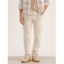 WROGN Straight Fit Denim Jeans-Off White