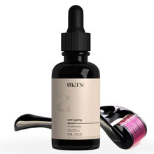 Mars by GHC Youthful Skin Combo - Retinol Anti Ageing Face Serum & Derma Roller