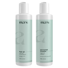 Mars by GHC Hair Damage Repair Kit - Onion Hair Oil & Anti Hair Fall DHT Blocker Shampoo