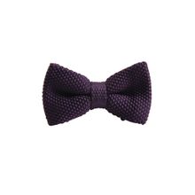Tossido Purple Designer Woven Micro Fiber Bow Tie
