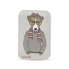 PowerUp 7800 mAh LI-POLYMER Comic Power Pack 2USB - White