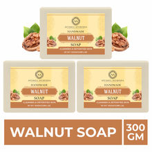 Ayusoul Ayurveda Handmade Walnut Bath Soap (Pack of 3)