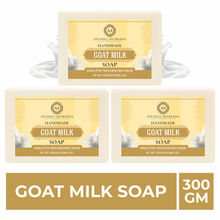 Ayusoul Ayurveda Handmade Goat Milk Bath Soap (Pack of 3)