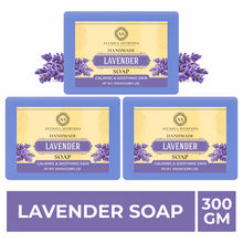 Ayusoul Ayurveda Handmade Lavender Bath Soap (Pack of 3)