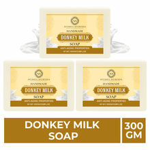 Ayusoul Ayurveda Handmade Donkey Milk Bath Soap (Pack of 3)