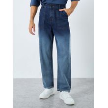 Styli Men Acid Wash Loose Fit Denim Jeans