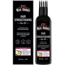 Man Arden Hair Strengthening Hair Oil With Comb Applicator For Men