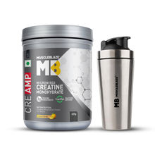 MuscleBlaze Creamp Creatine Monohydrate With Shaker - Sunset Mango
