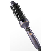 Caresmith Bloom Heated Round Brush - All In One Hair Straightening Brush & Curler