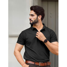 FREECULTR Classic Men Black Elegant and Timeless Polo T-Shirt