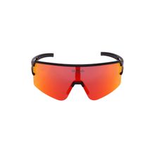 BLOOVS SPORTS Flandes Matte Black Red Sports Mirror Sunglasses
