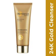 Bio-essence 24K Gold Radiance Cleanser, Niacinamide Face Wash For Women, Collagen & Amino Acid