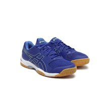 Blue ASICS Gel-Courtmov+ Mens Indoor Sports Shoes