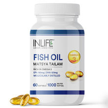 INLIFE Fish Oil Omega 3 1000mg Softgels