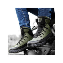 Bacca Bucci Flame 7-Eye Moto Inspired Mild Water Proof Snow Boots
