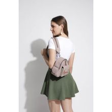 Clotche Beige Elephant Embellished Backpack