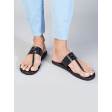 SKO New York Men Black Slippers