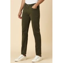 Allen Solly Men Olive Slim Fit Solid Jens
