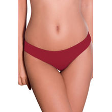 Amante Vanish No-Show Low-Rise Bikini Panty - Red