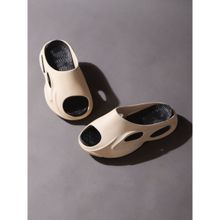 Truffle Collection Beige Solid Flats
