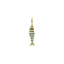 Lunaya Jewelry Sardinia Fish Green Pendant