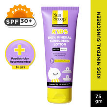 SunScoop 100% Mineral Kids Sunscreen Lotion SPF 30+ PA++++ Paediatrician Recommended For 1+ Years