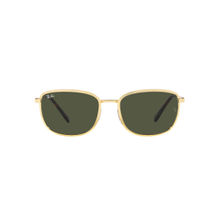 Ray-Ban Arista Sunglasses 0Rb3705 - Square - Gold Frame - Green Lens (57)