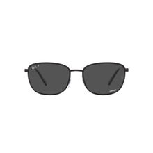 Ray-Ban Black Sunglasses 0Rb3705 - Square - Black Frame - Grey Lens (57)