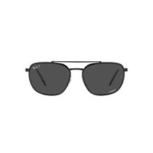 Ray-Ban Black Sunglasses 0Rb3708 - Square - Black Frame - Grey Lens (56)