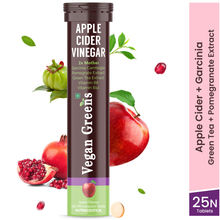 Vegan Greens Apple Cider Vinegar Effervescent Tablets - Apple