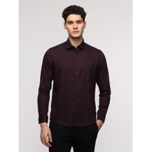 Crocodile Full Sleeve Wine Shirt for Trendy Style