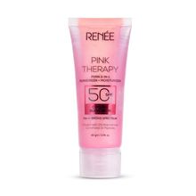 RENEE Pink Therapy PDRN 2-In-1 Sunscreen + Moisturizer In-Vivo Tested SPF 50 PA+++