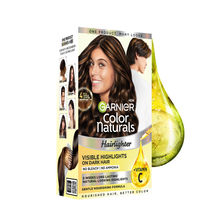 Garnier Color Naturals Hairlighter, Visible Highlights On Dark Hair