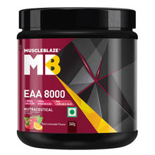 MuscleBlaze Eaa 8000, With 1000 Mg Hydration Blend, & 750 Mg L-citrulline (Razz Lemonade)