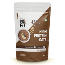 MuscleBlaze Protein Oats With Added Probiotics, For Weight Management - Dark Chocolate