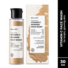 Brillare Vitamin C Powder Face Wash For Glowing, Bright Looking Skin