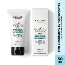 Brillare Skin Brightening Sunscreen SPF 50 With Niacinamide
