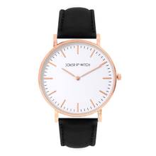 Joker & Witch Hope White Dial Black Strap Watch for Unisex