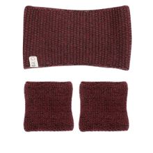 Bharatasya Unisex Sports Set Running Gym Yoga Unisex Cotton Headband And Wristbands - Brown