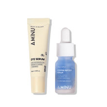 Copper Peptide + Eye Serum Bundle Treats Aging Signs, Collagen Boost, Firmness & Barrier Repair